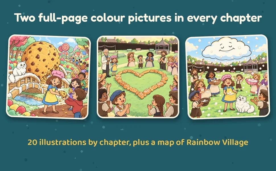 Two full-page colour pictures in every chapter