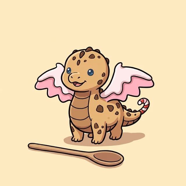 Cookie Dragon — a very small dragon